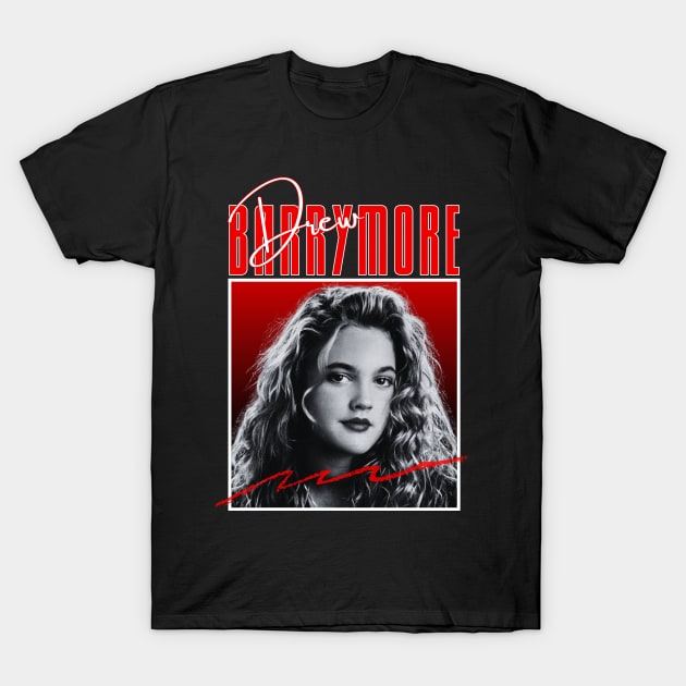 Drew barrymore///original retro T-Shirt by DetikWaktu